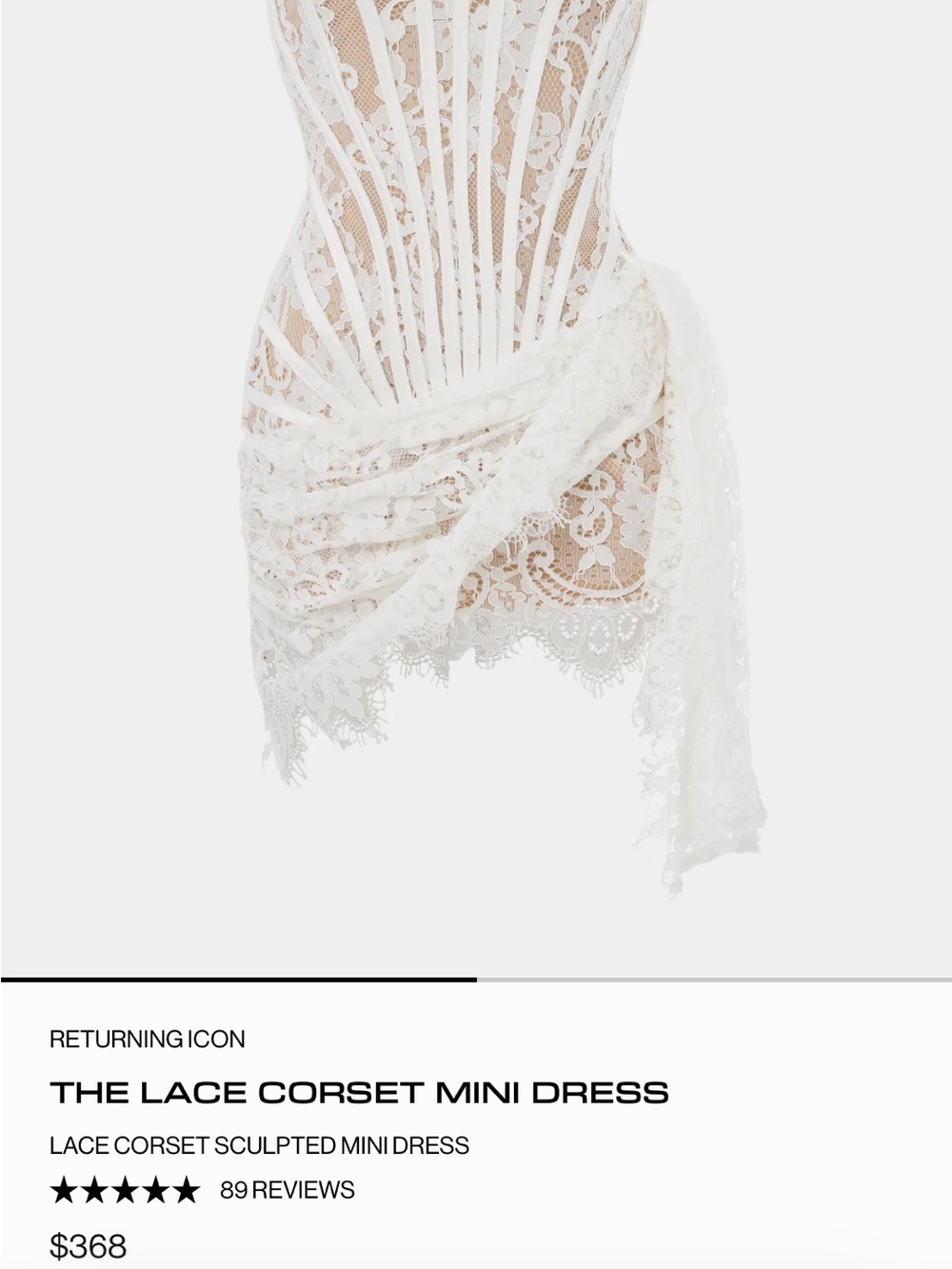 Heiress Beverley Hills Corset Dress